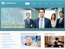 Tablet Screenshot of consultindia.net